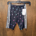 Adidas Girls Spandex Biker Shorts YM 10/12 Youth Medium
