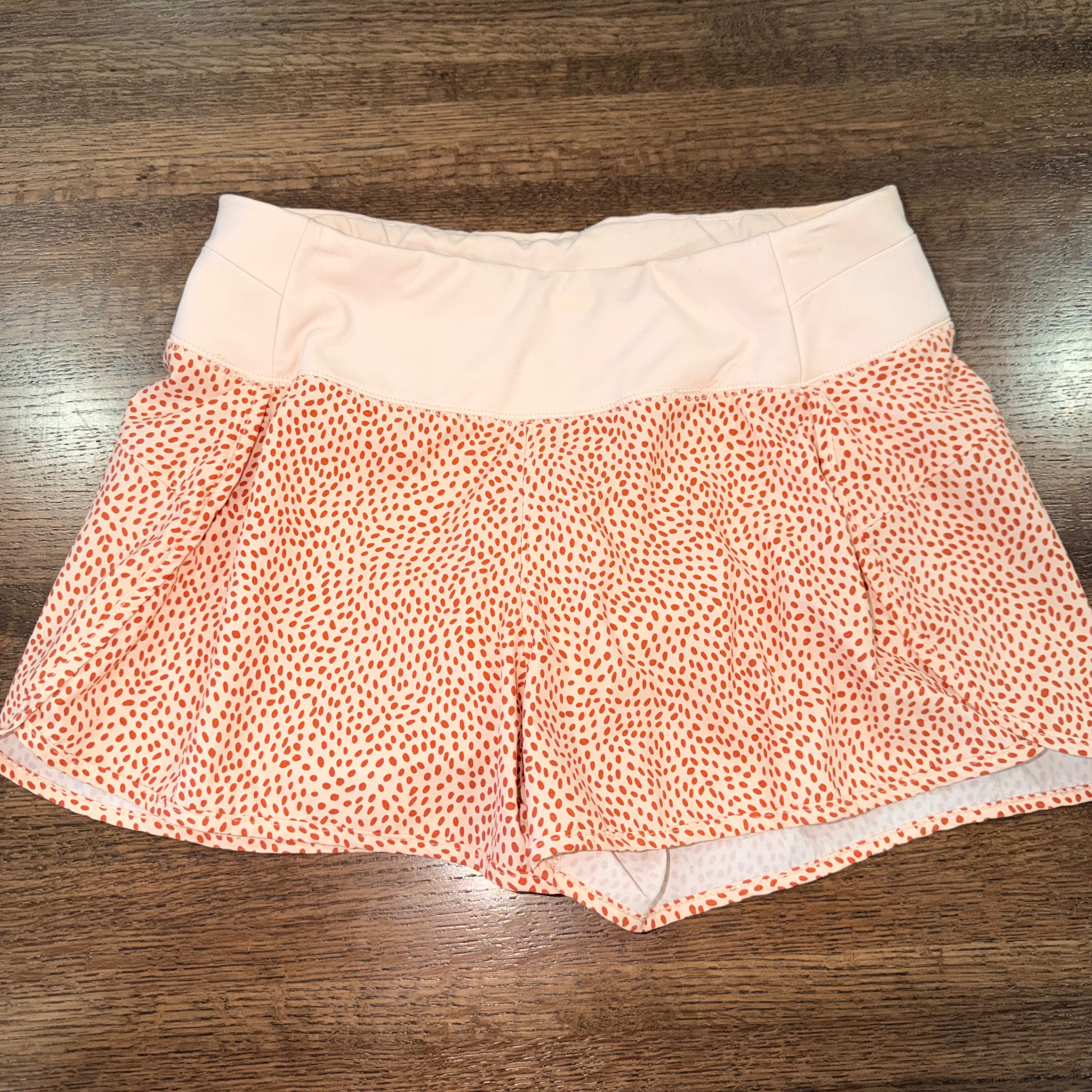Calia Carrie Underwood Calia Pink Confetti Dot Running Shorts Small