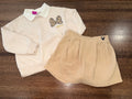 DISNEY Girls Minnie Mouse Long-sleeved Sweatshirt & Corduroy Skirt Size 3T