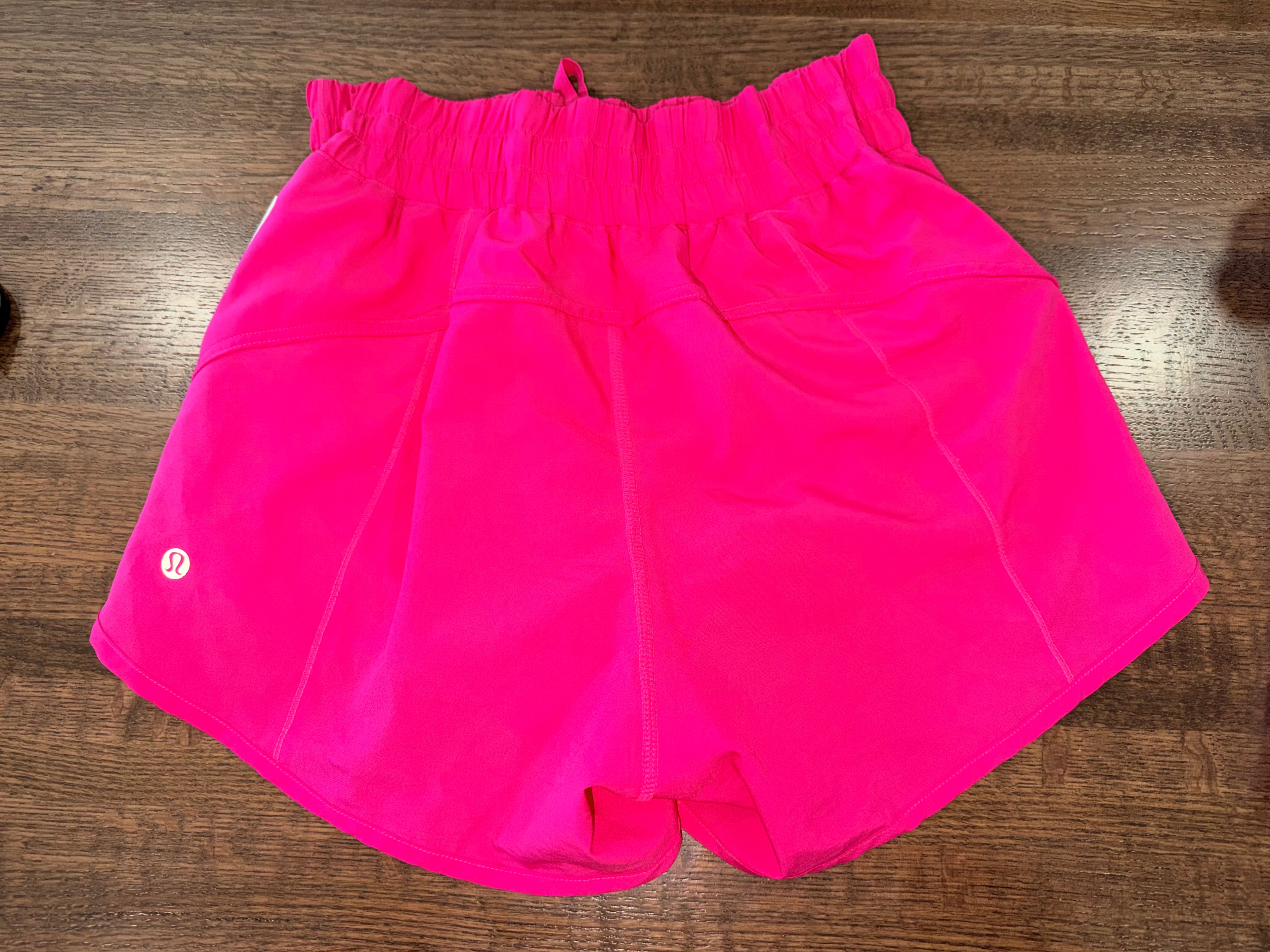 Lululemon PINK Hotty Hot High-Rise Lined Short Size 6