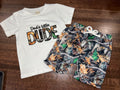 “Dad’s Little Dude”T-Shirt & Camo Shorts NWT 4/5