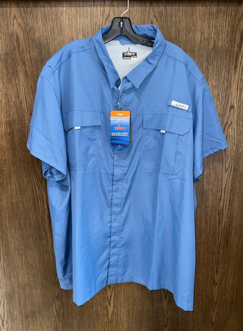 NWT Habit Crayfish Creek Vented
River Fishing Shirt 4X