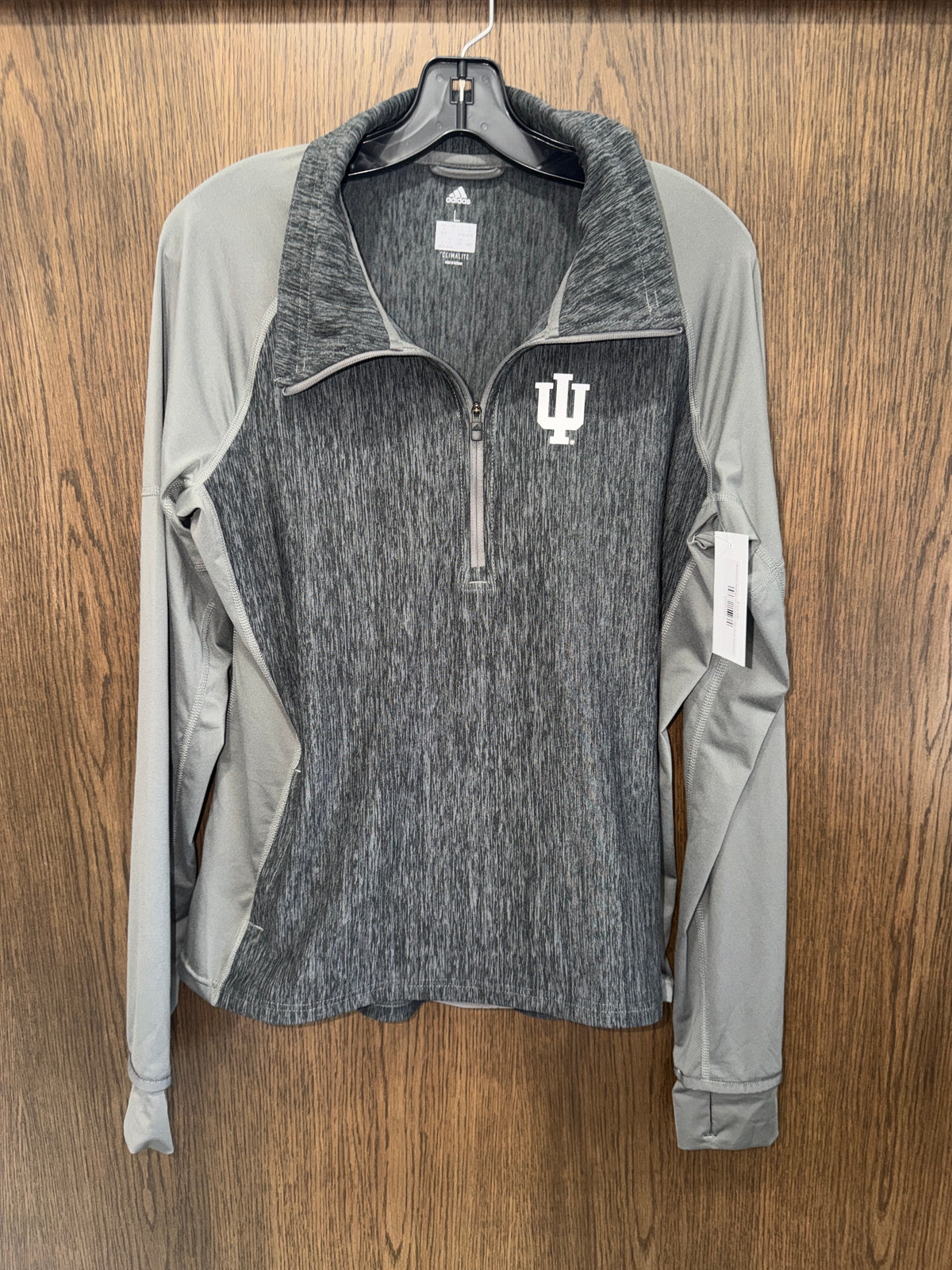 Adidas Women’s IU Indiana 1/4 Zip Size M Medium