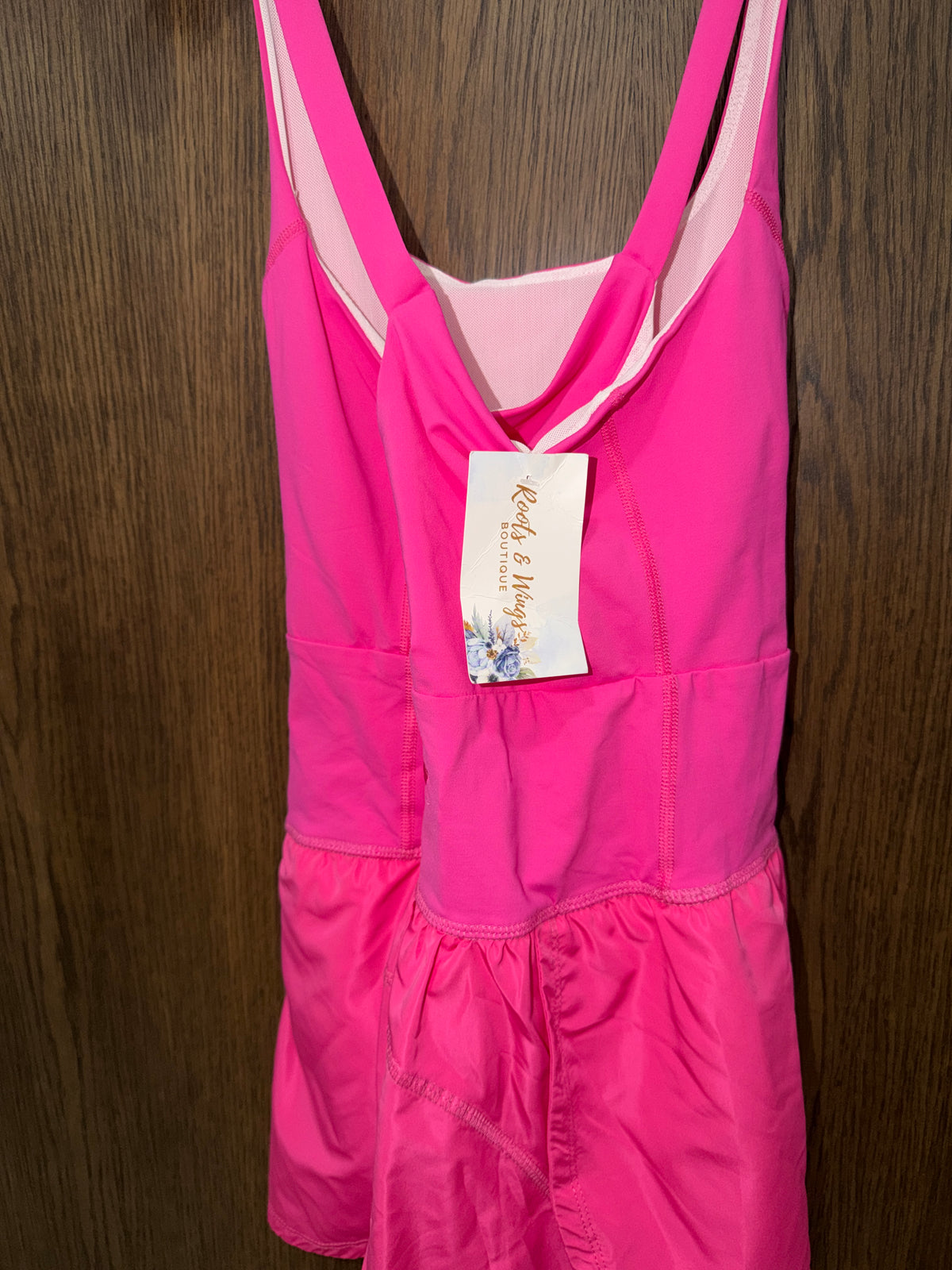 Roots & Wings Boutique Athletic Shorts Romper Size Medium NWT