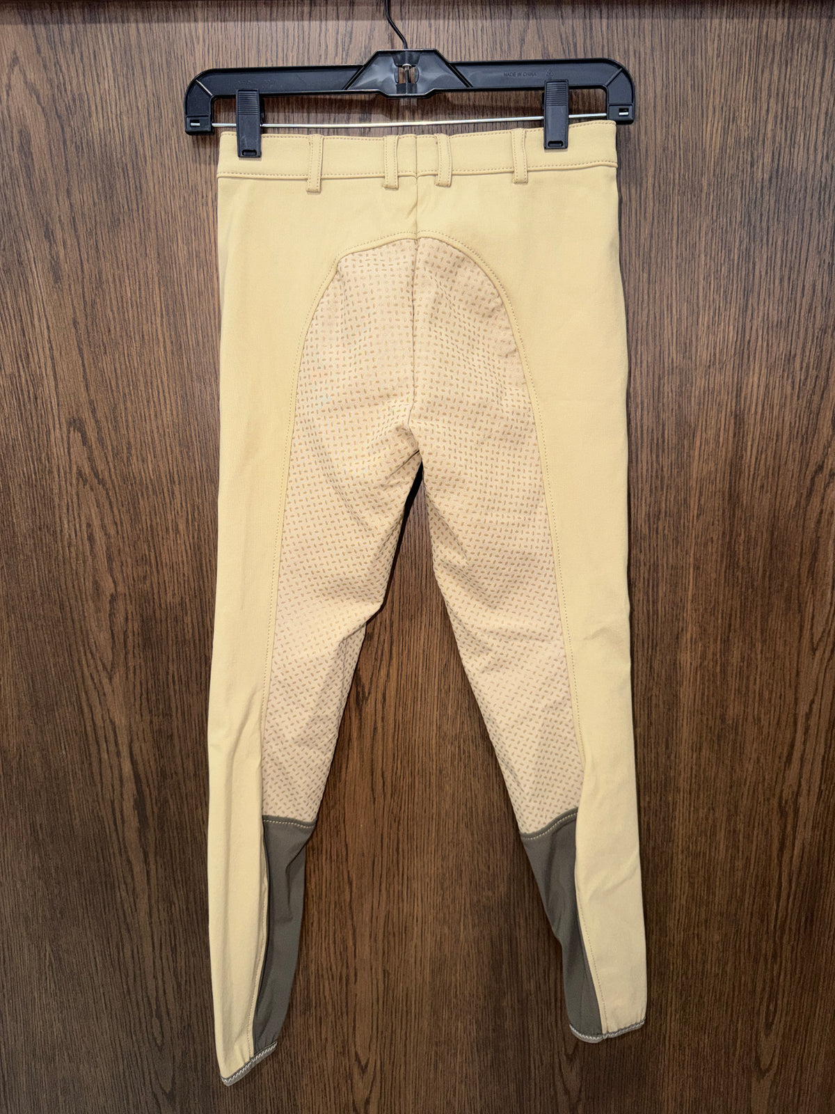 Pikeur Braddy Girls Riding Breeches Size 152 11/12 Beige Full Seat Grip Equestrian