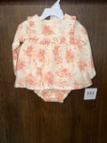 Haute Hippie Girls Floral Dress, Headband, & Booties Size 9 Months NWT