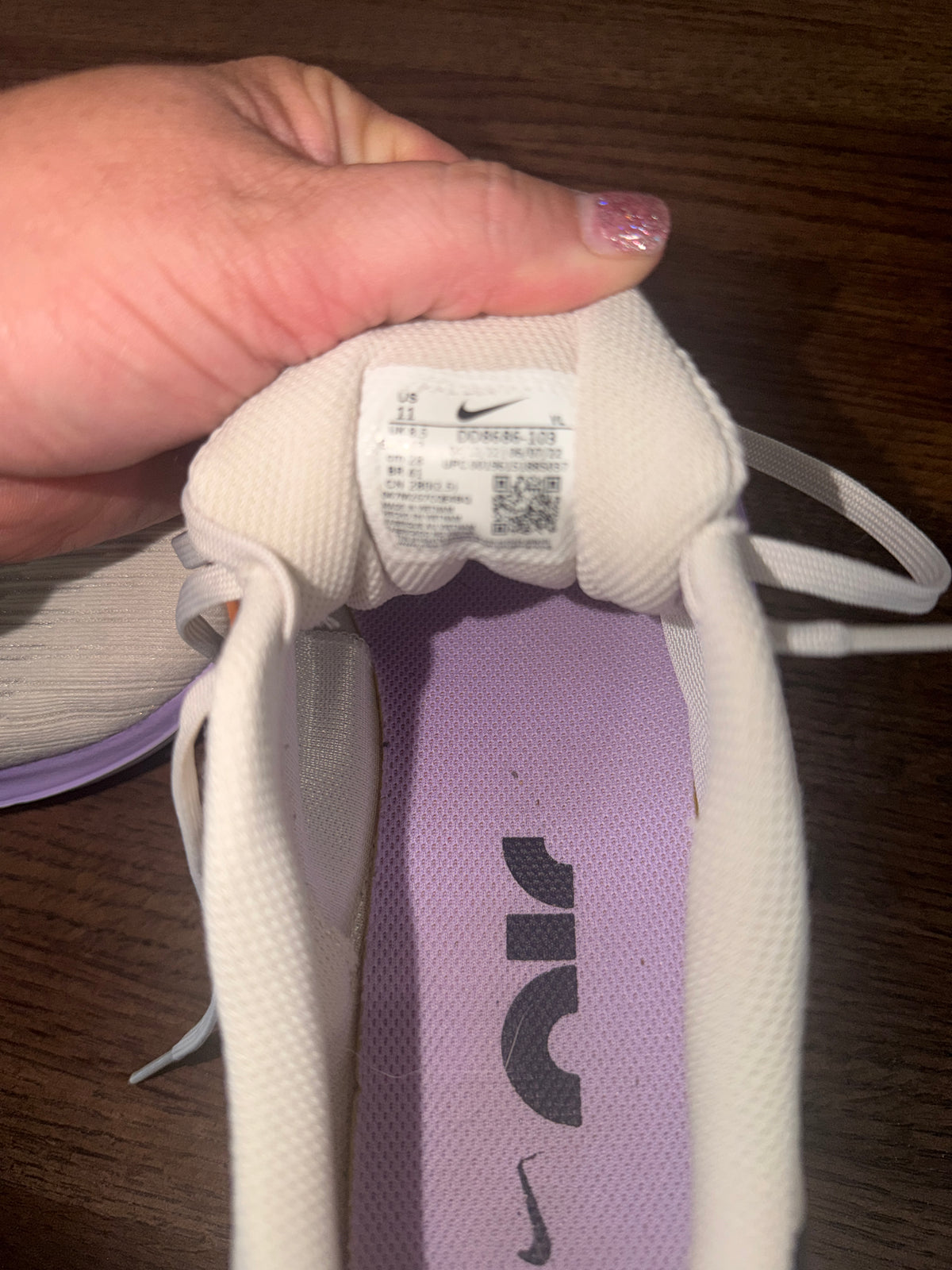 Nike Air Winflo 9 Women’s Size 11 Light Orewood Brown Lilac Shoes DD8686-103