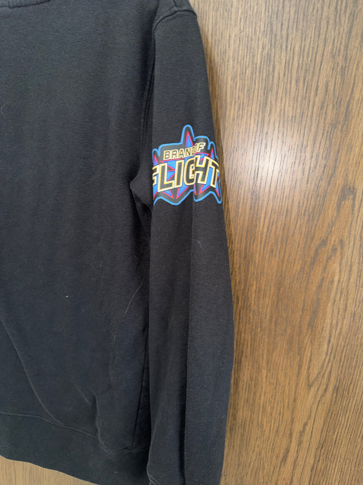 Jordan Youth World Champions Brand of Flight Hoodie Black 23 Pullover Sweatshirt Youth Large 12/14