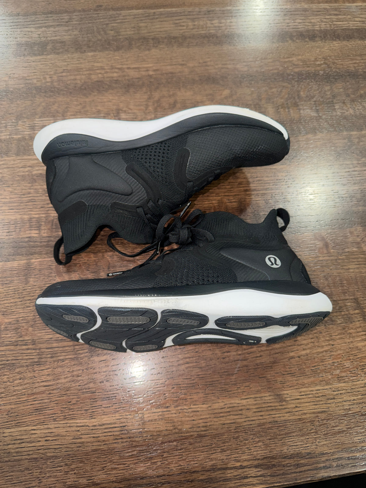 Lululemon Chargefeel Workout Mid 2 Women’s Size 6.5 Black White Anchor Training Shoes