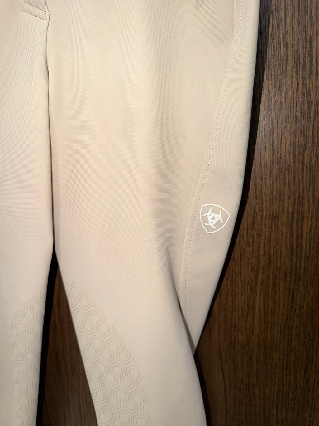 Ariat Pro Series Youth Girls Size 14 Tan Knee Patch Riding Breeches Equestrian Pants