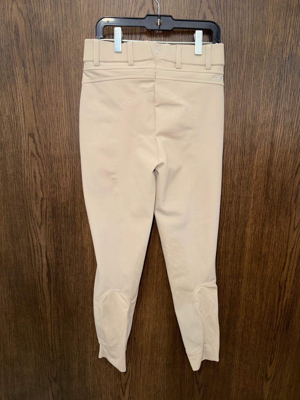 Ariat Pro Series Youth Girls Size 14 Tan Knee Patch Riding Breeches Equestrian Pants