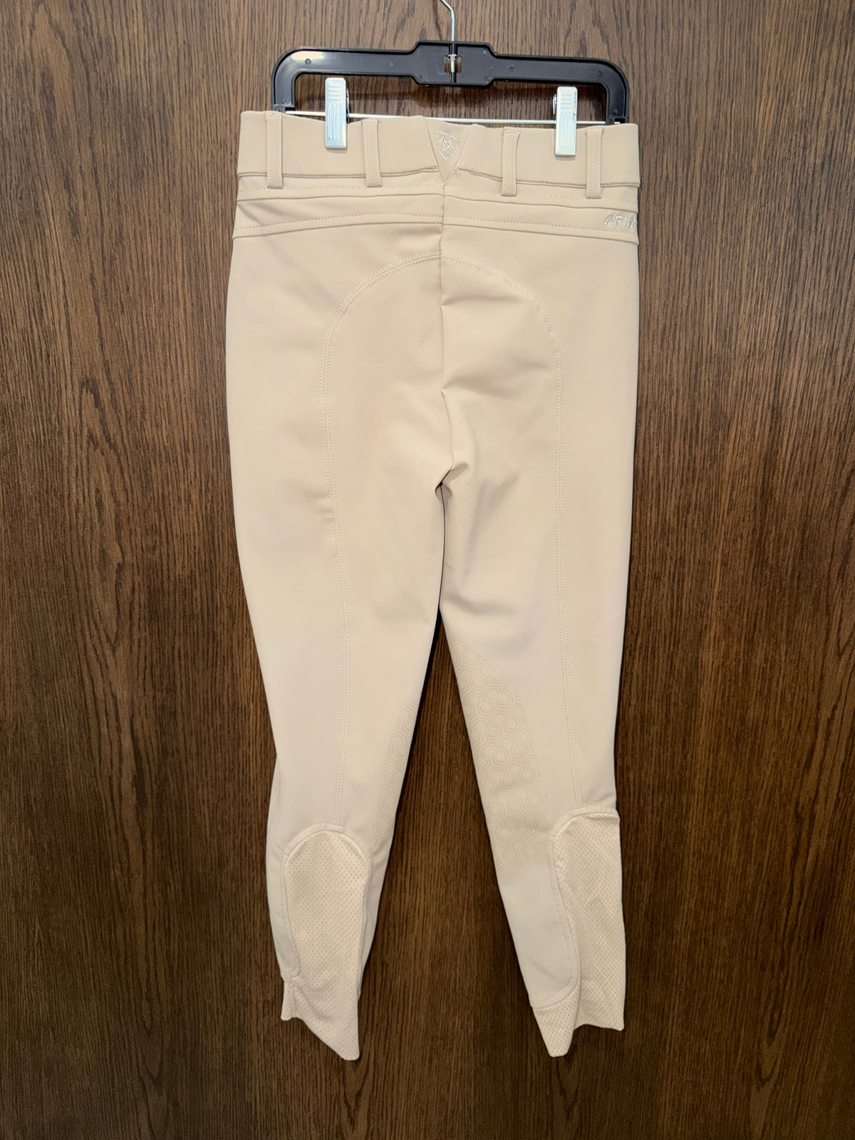Ariat Pro Series Youth Girls Size 14 Tan Knee Patch Riding Breeches Equestrian Pants