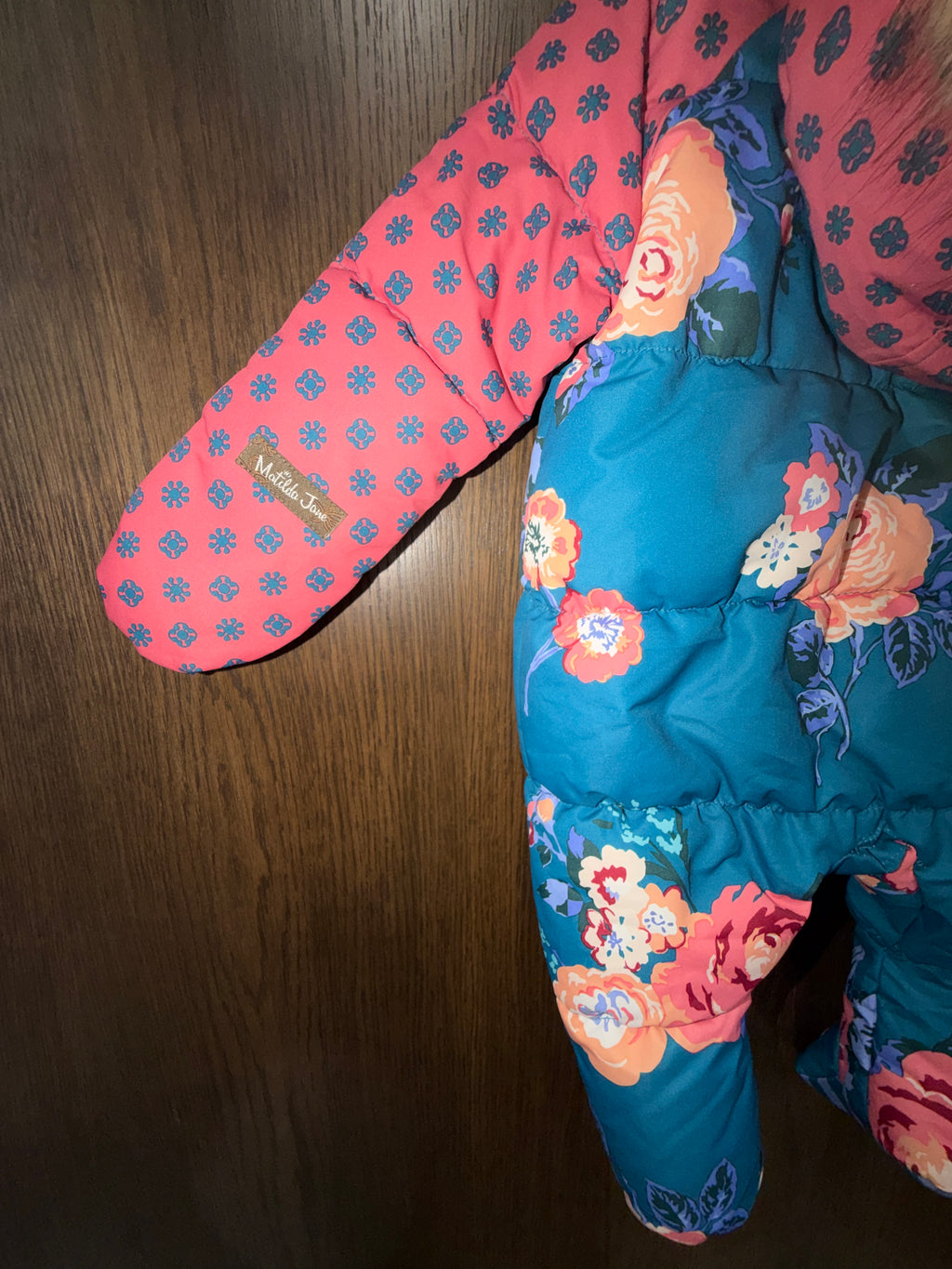Matilda Jane Girls Rosy Cheeks Bunting Snowsuit Size 0-3 Months