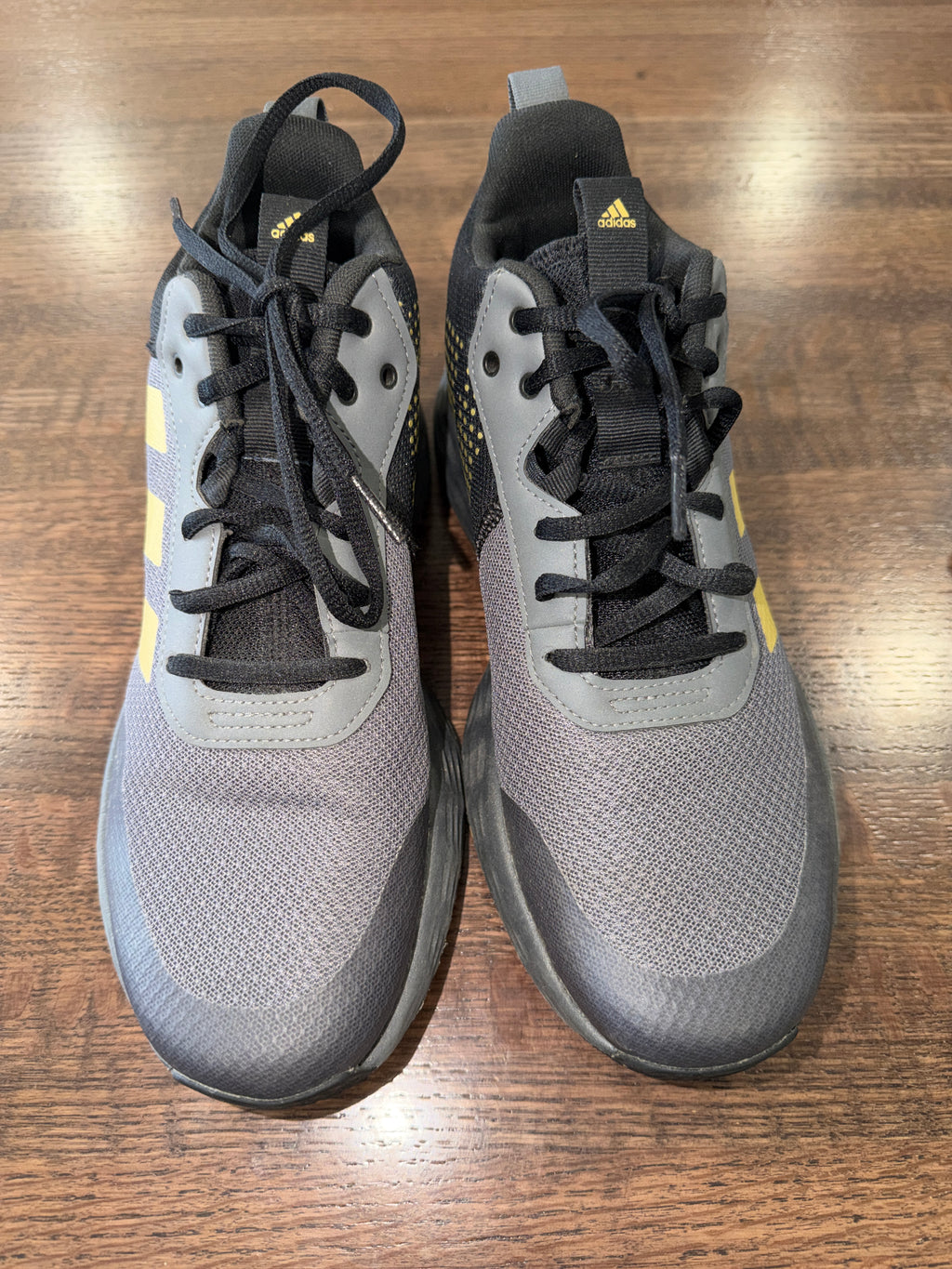 Adidas OwnTheGame 2.0 GZ3381 Basketball Shoes Grey Matte Gold Black Size 7
