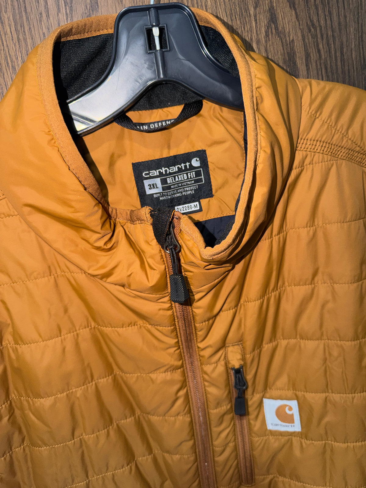 Carhartt Gilliam Vest Men’s 3XL Carhartt Brown Rain Defender Insulated 102286