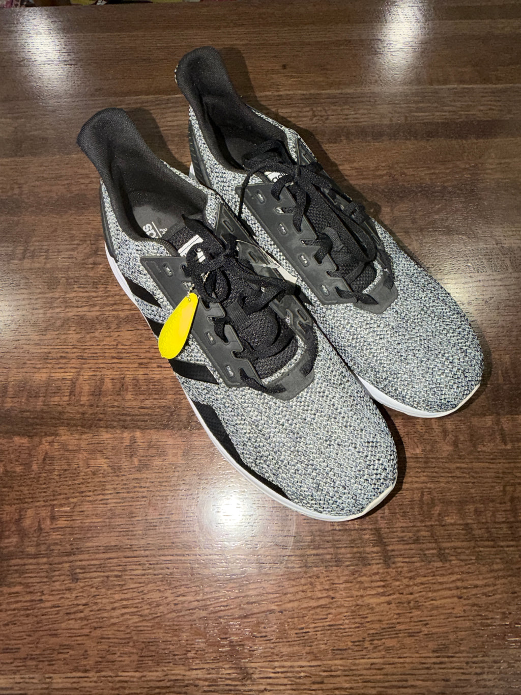 Adidas Duramo 9 Men’s Size 13 Gray Black White Running Shoes BB6917 NWT