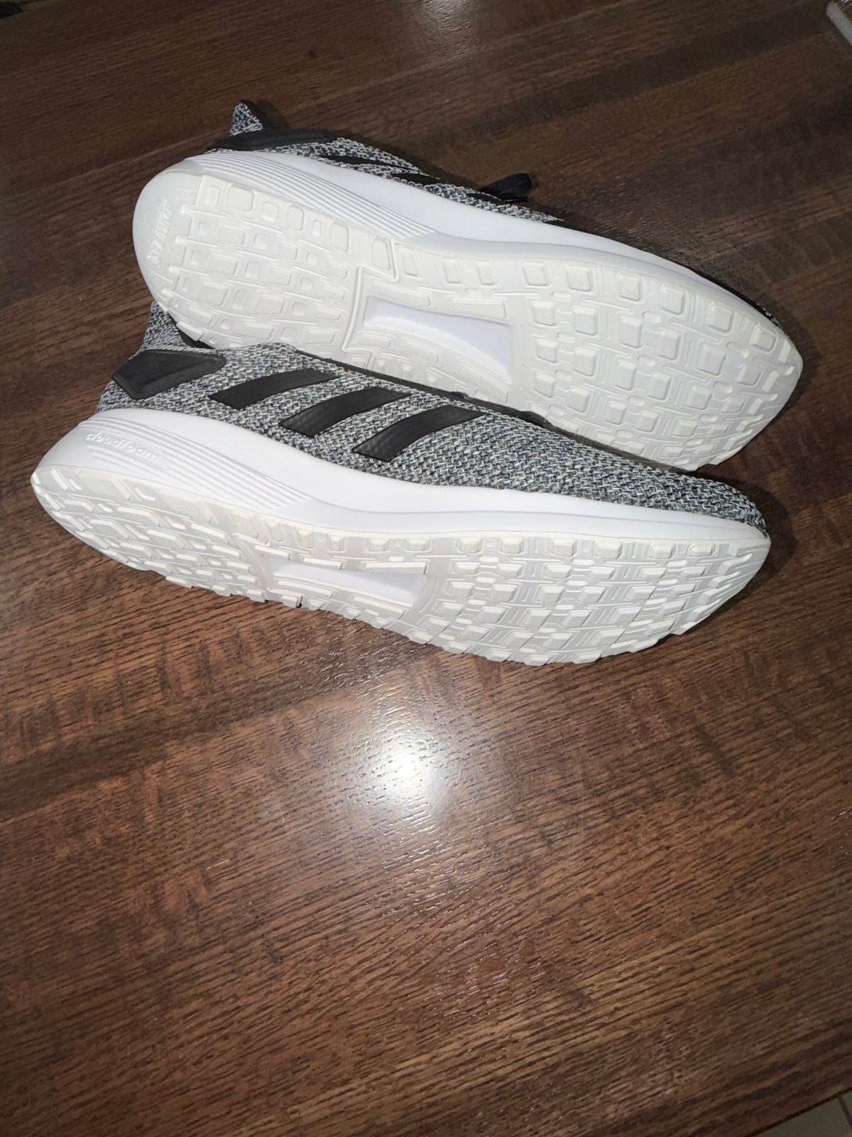 Adidas Duramo 9 Men’s Size 13 Gray Black White Running Shoes BB6917 NWT