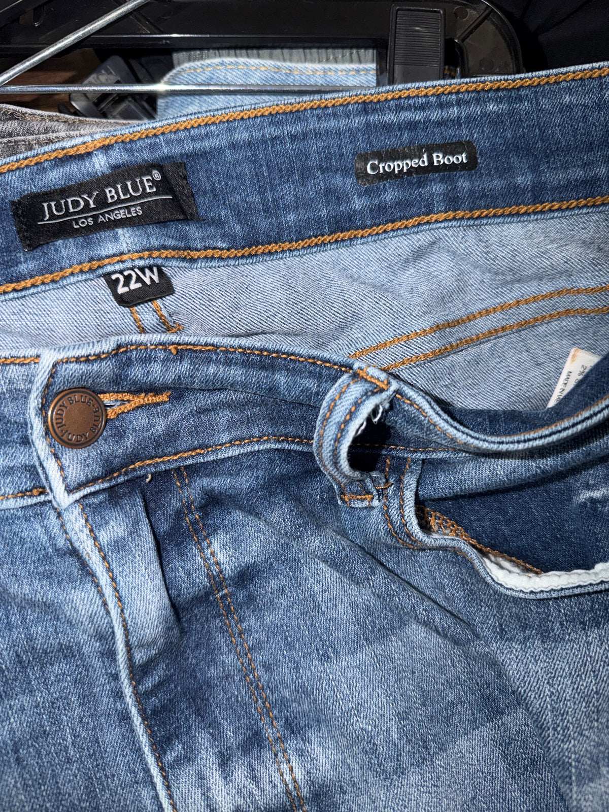 Judy Blue Cropped Bootcut Jeans Size 22W