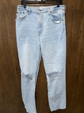 Abercrombie & Fitch Women’s The 90’s Straight Ultra High Rise Jeans Size 32/14 Regular