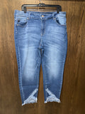 KanCan Women’s Skinny Tulip Hem Jeans Size 18