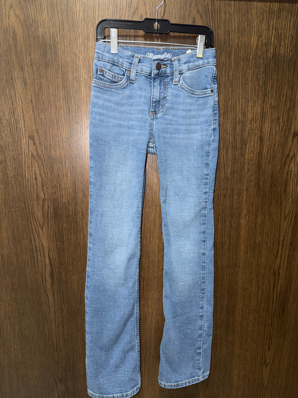 Wrangler Girls Western Bootcut Jeans Serenity Wash Size 10 Slim Stretch Denim