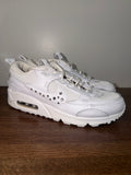 Nike Air Max 90 Futura Studded Swoosh White Silver Women’s Size 8.5 FQ8888-100