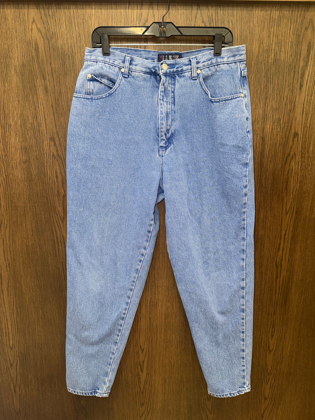 Vintage 90s L.A. Blues Jeans Women’s 18 30” High Rise Mom Jeans 100% Cotton