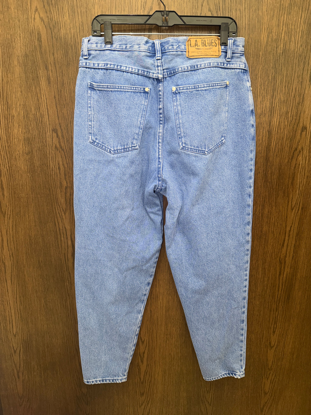 Vintage 90s L.A. Blues Jeans Women’s 18 30” High Rise Mom Jeans 100% Cotton