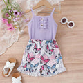 Girls NWT Butterfly Tank & Shorts Set Size 4/5 4 5