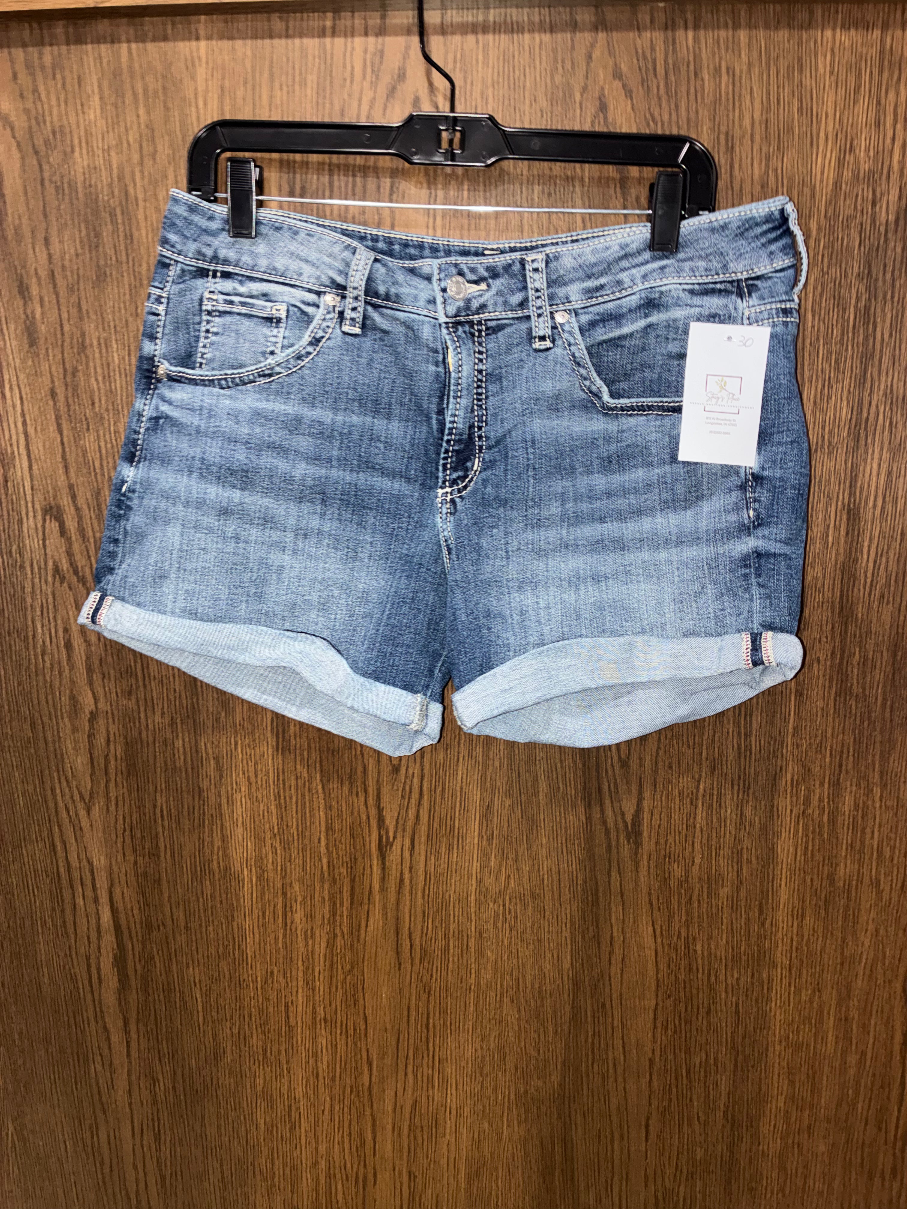 Silver Jeans Women’s Boyfriend Shorts Size 30