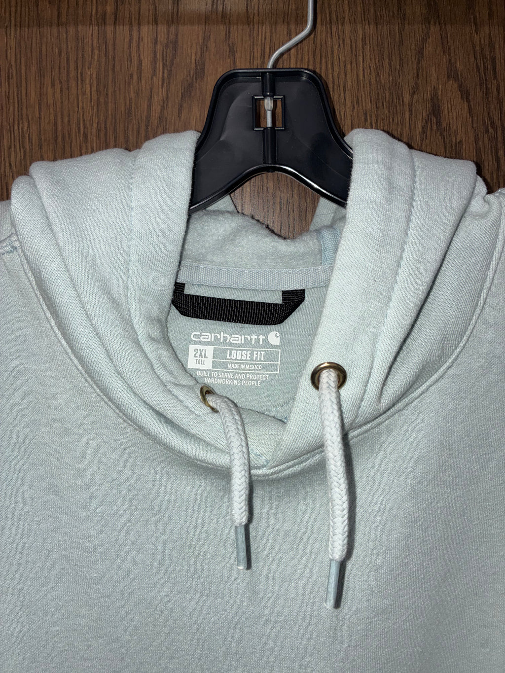 Carhartt Men’s Hoodie Hooded Sweatshirt XXL 2X Loose Tall