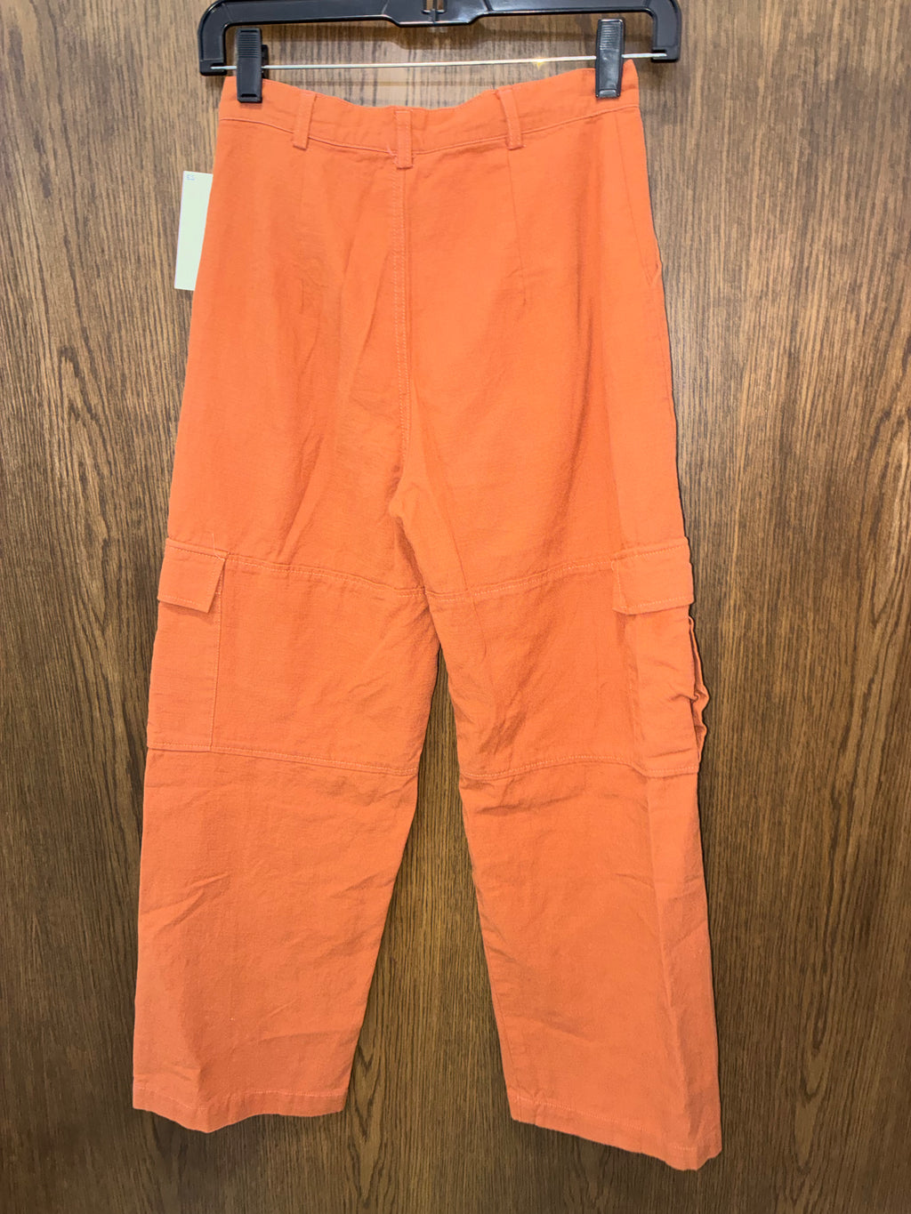Good Luck Gem Women’s Linen Utility Pants Rust Size Small