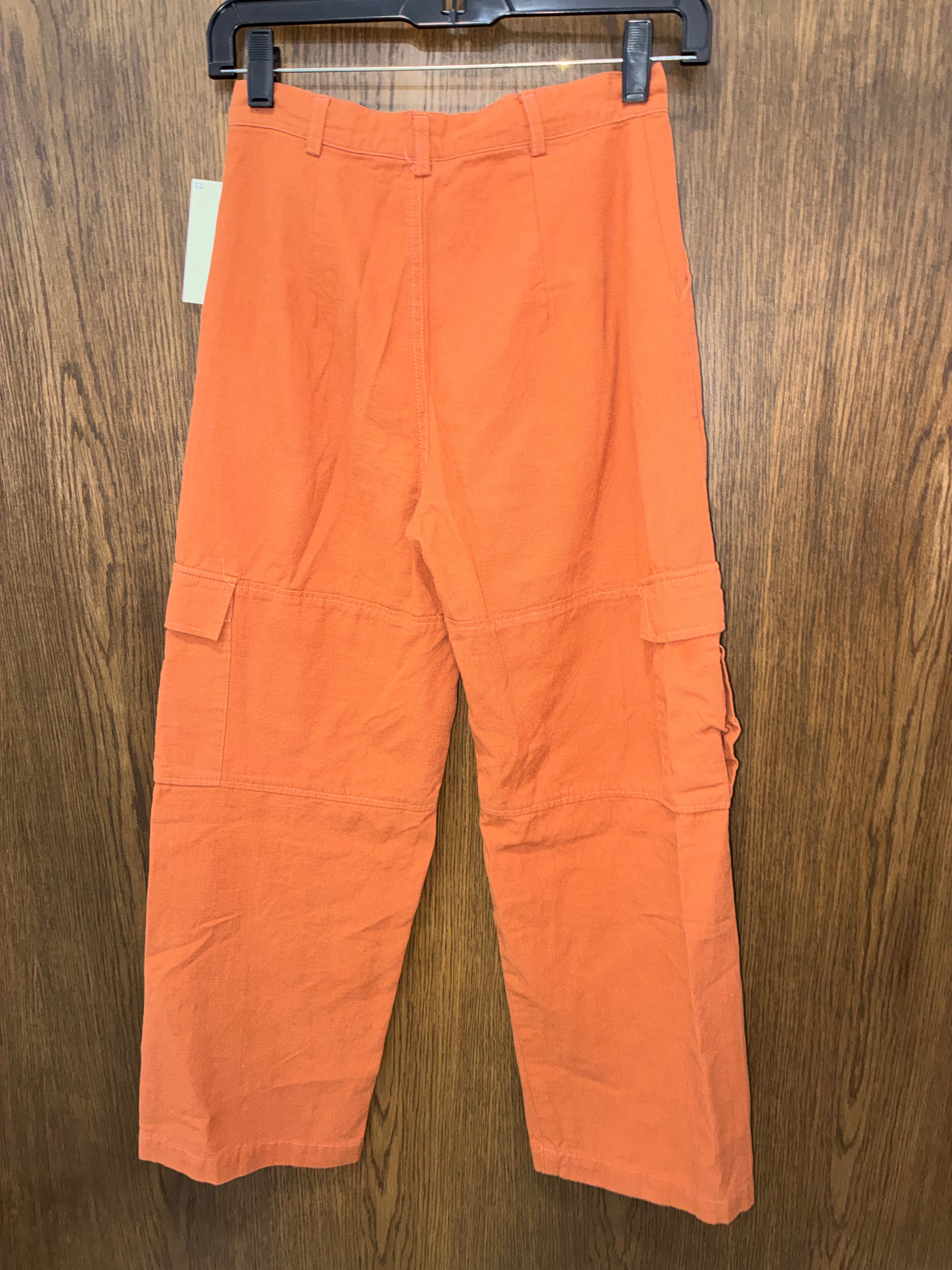 Good Luck Gem Women’s Linen Utility Pants Rust Size Small