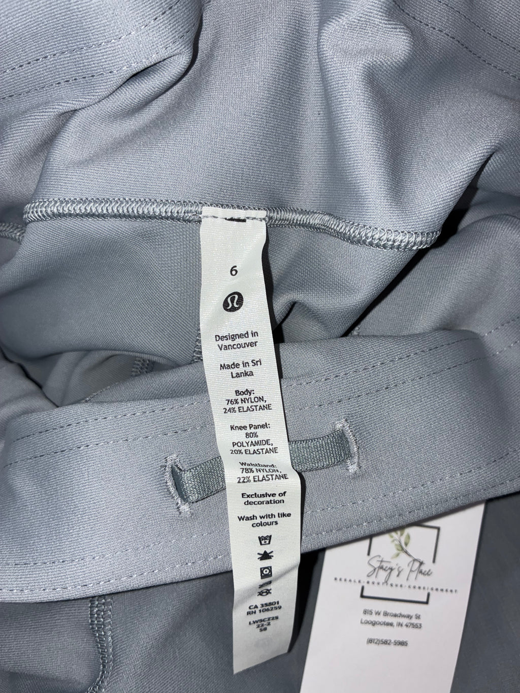 Lululemon SenseKnit High-Rise
Running Tight 28"
Rhino Grey Size 6