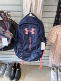 Under Armour Hustle 6.0 Backpack Navy Pink