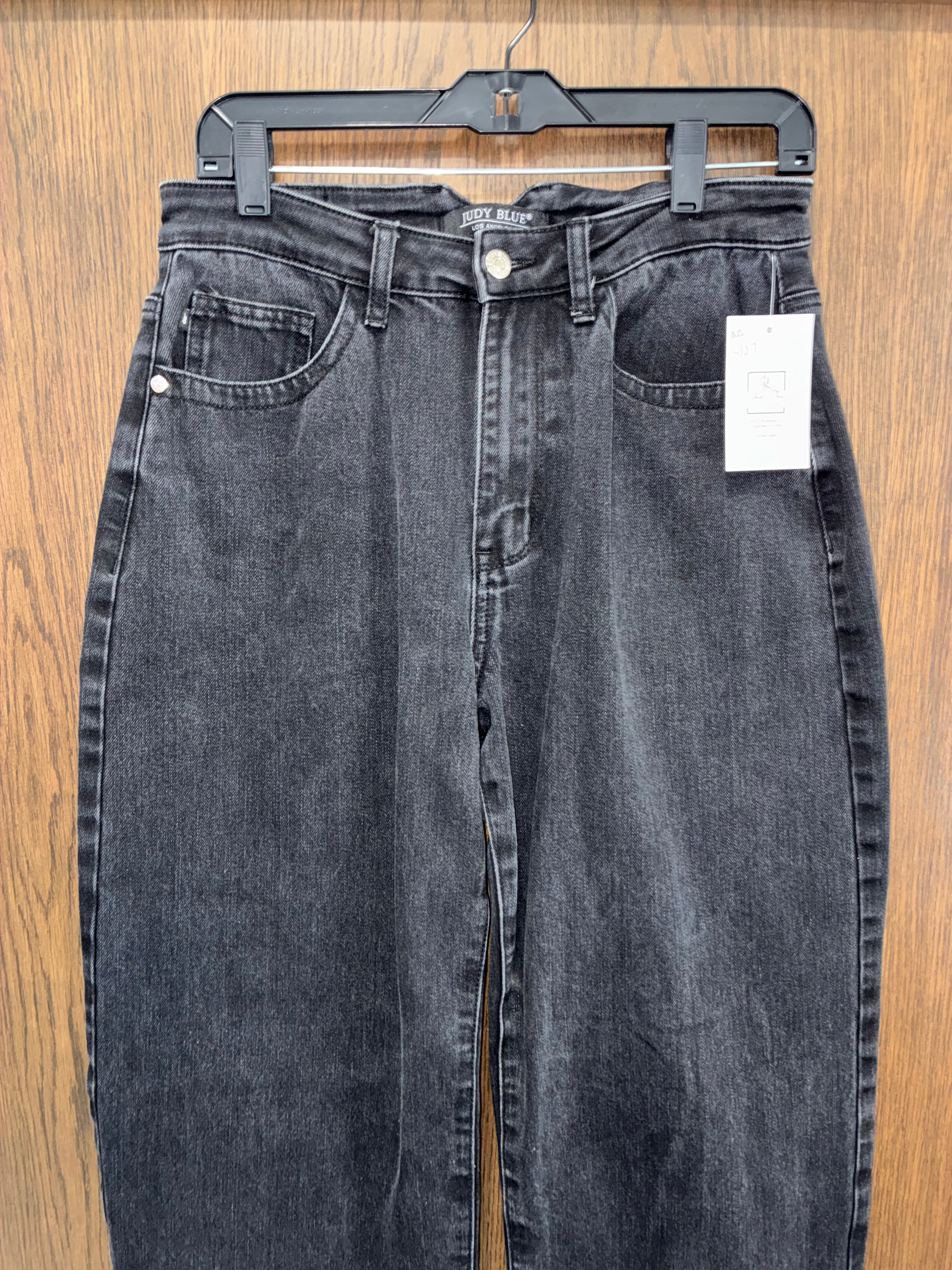Judy Blue Best Bet Barrel Black Wash Jeans Size 5/27