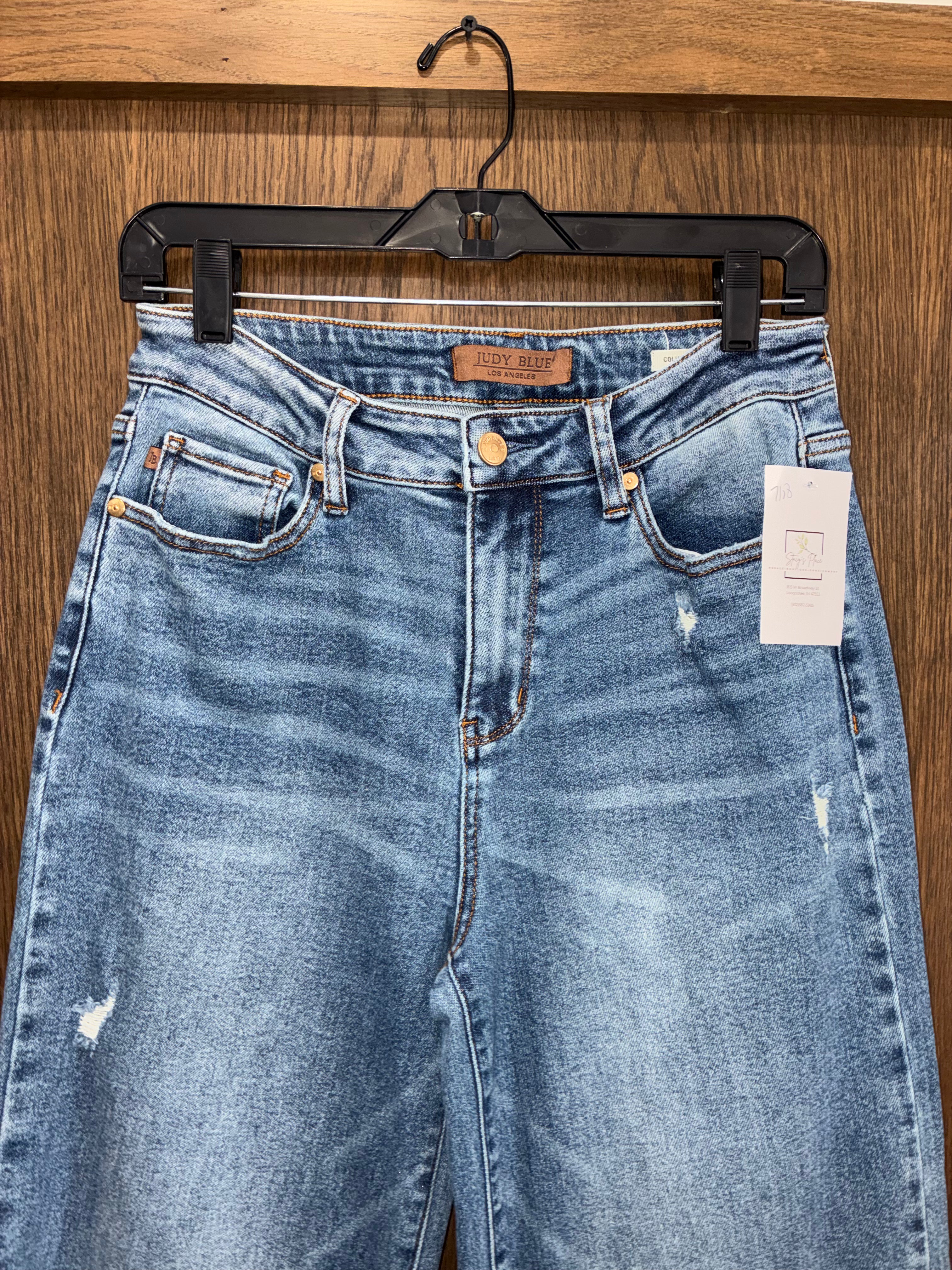 Judy Blue Column Straight High Waisted Jeans Size 7/28
