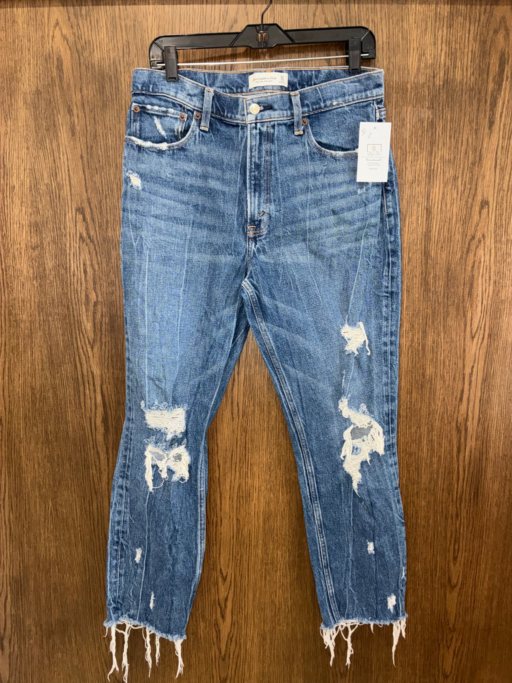 Abercrombie & Fitch High Rise Mom Jeans Size 30 10 Regular