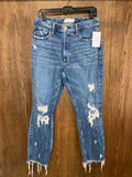 Abercrombie & Fitch High Rise Mom Jeans Size 30 10 Regular