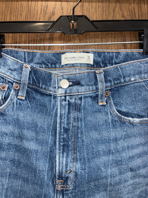 Abercrombie & Fitch High Rise Mom Jeans Size 30 10 Regular