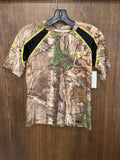 Realtree Boys Camo Dri Fit T-Shirt YSM 7/8