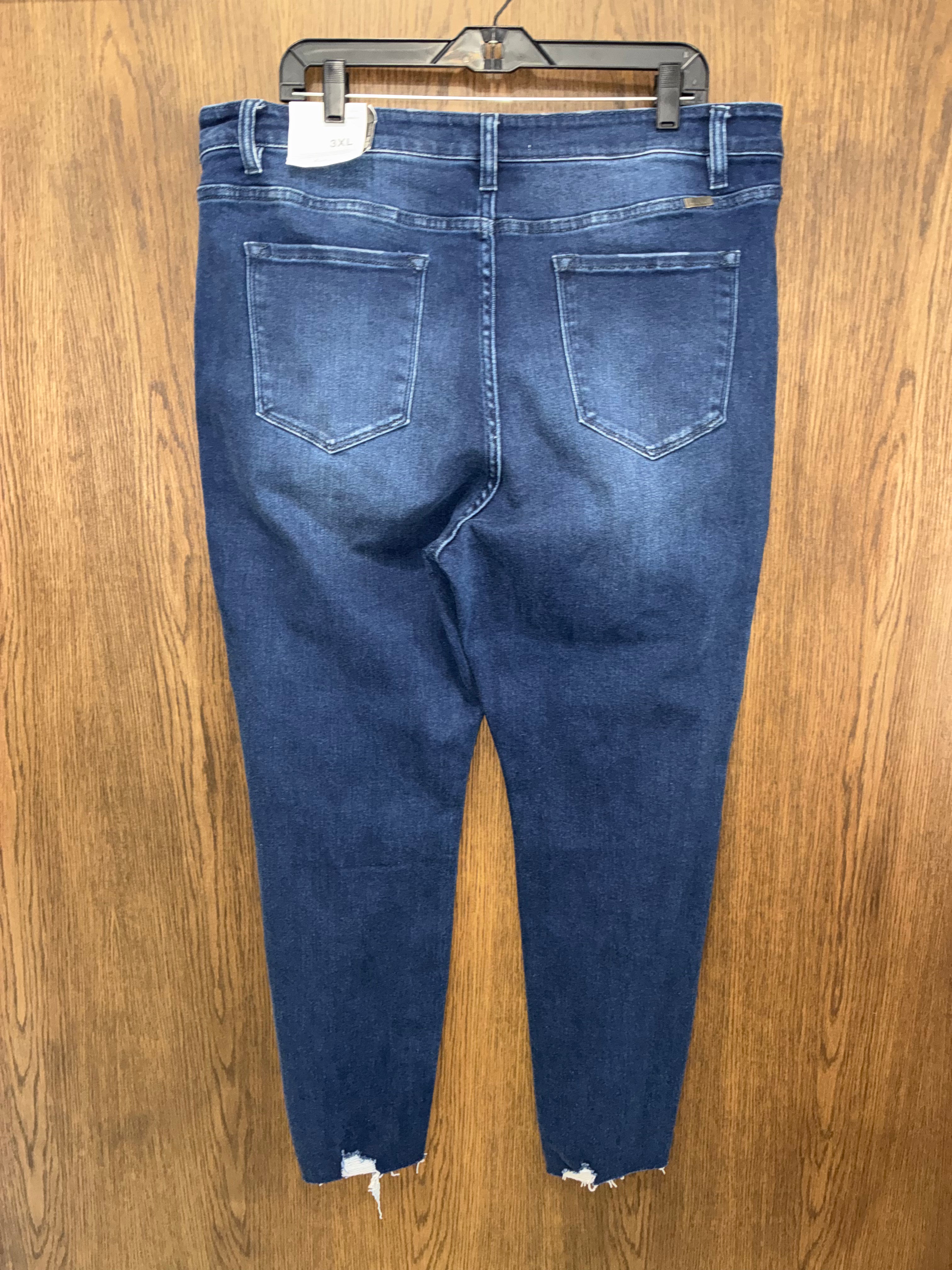 KanCan Women’s High Rise Ankle Skinny Jeans Size 3XL NWT