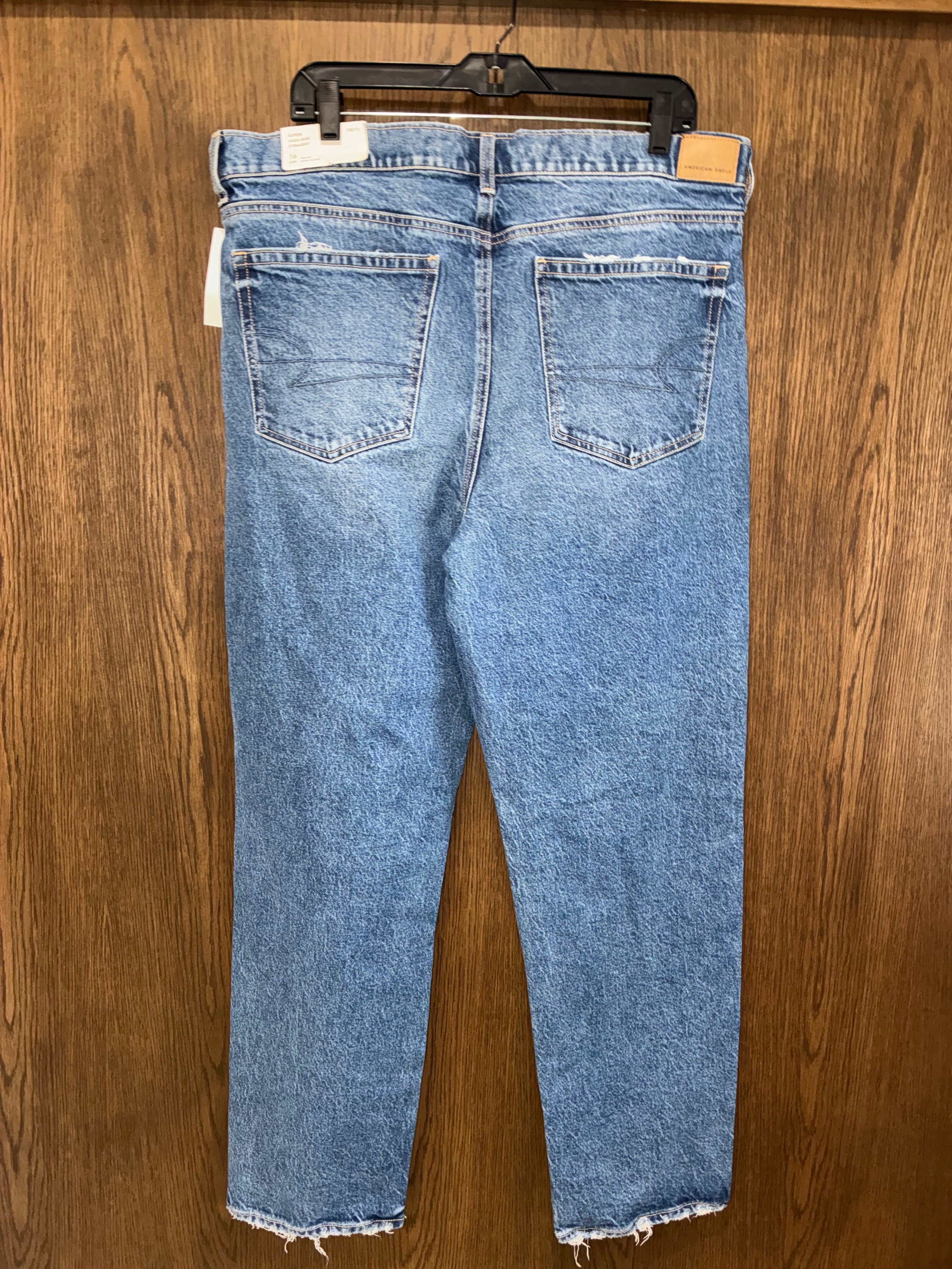 American Eagle Women’s Super High Rise Straight Size 16 Regular NWT