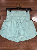 FREE PEOPLE MOVEMENT THE WAY HOME SHORT - BAYSIDE BLUE Size Small