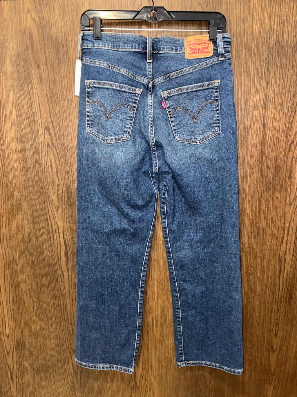 Levi’s Women’s 501 Buttonfly Ribcage Wide Leg Ankle Jeans Size 8