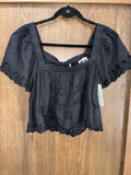 American Eagle Lace Crop Top  Tie Back Size XS