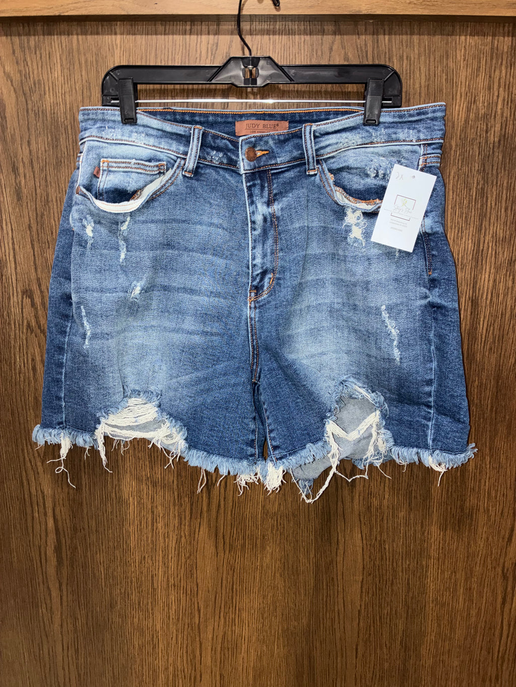 Judy Blue Distressed Jean Shorts 2X