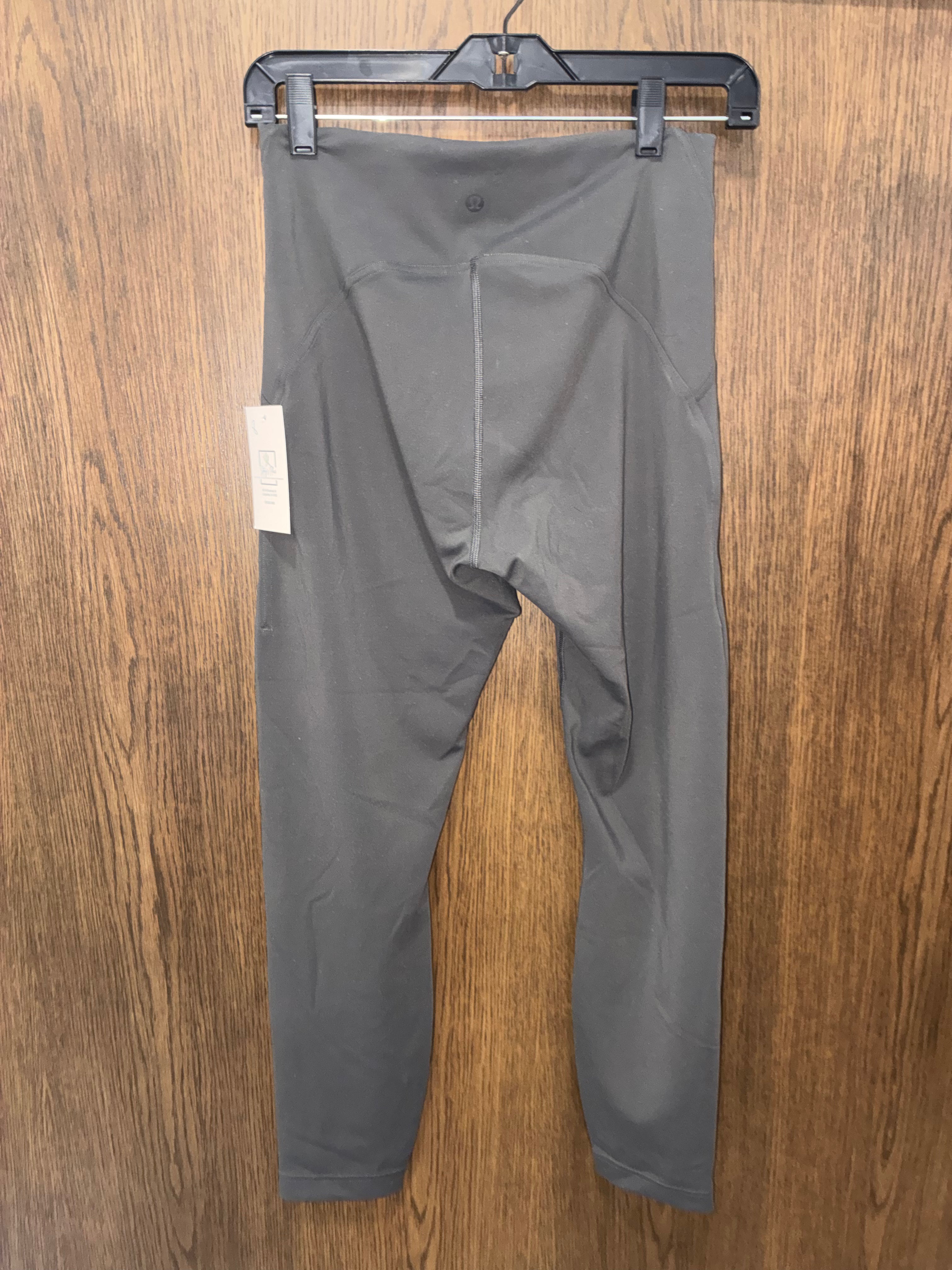 Lululemon InStill High Rise Tight Leggings 25" Size 8 Graphite Gray EUC