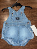 Osh Kosh B’Gosh Baby Denim Bubble Romper Size 3 Months Like New