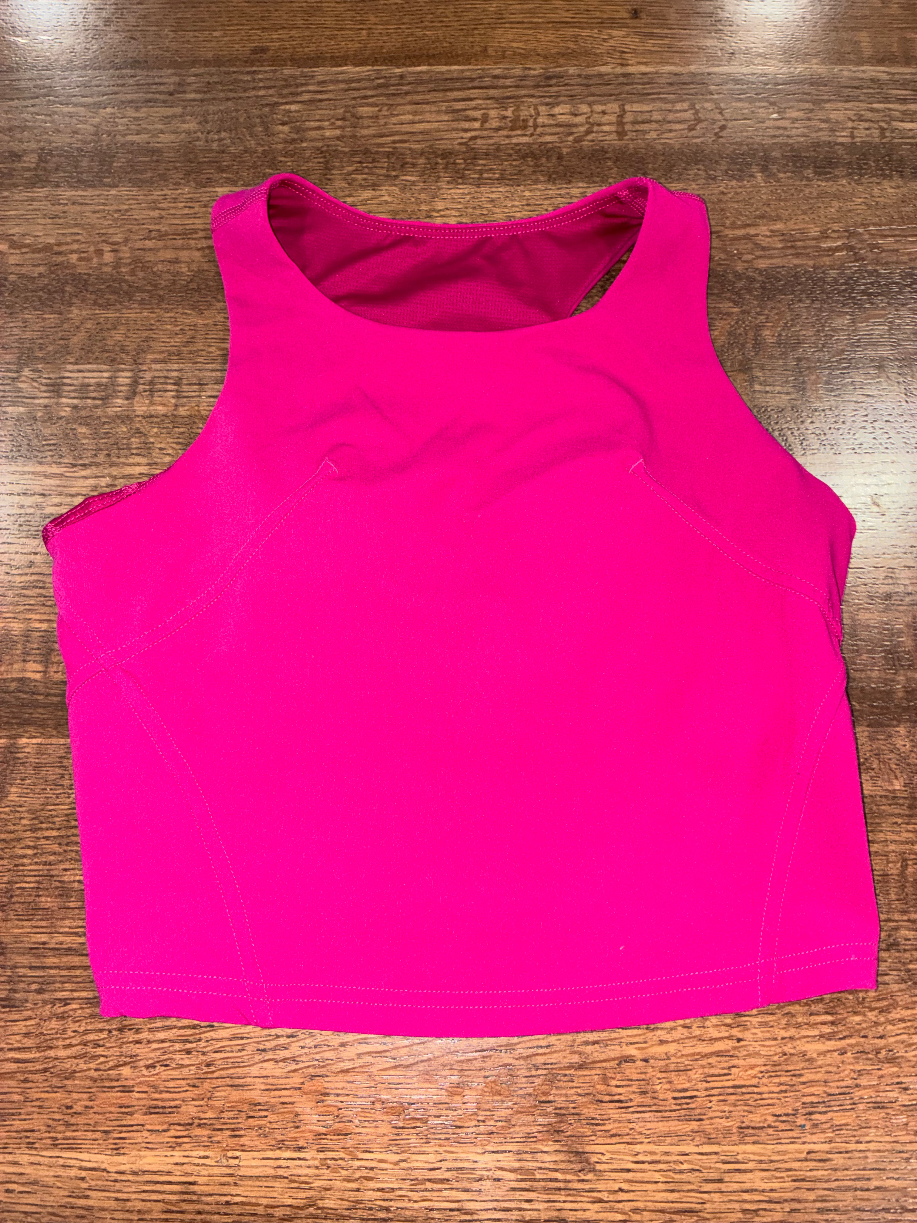 Lululemon Women’s Invigorate Train Tank Size Small  Built-in Shelf Bra Medium Support
